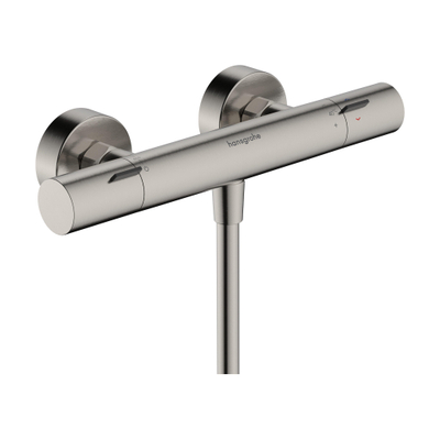 Hansgrohe Ecostat Fine opbouw douchethermostaat RVS-look