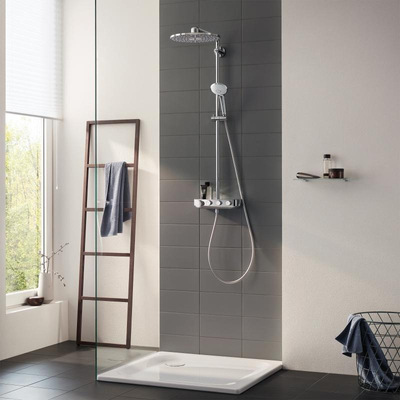 GROHE Euphoria smartcontrol Regendoucheset Opbouw- hoofddouche 31cm - handdouche rond - chroom OUTLETSTORE