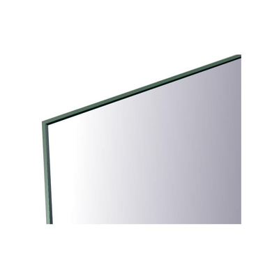 Sanicare q miroirs miroir sans cadre / pp poli 80 cm 1 x bande horizontale avec leds blanc chaud