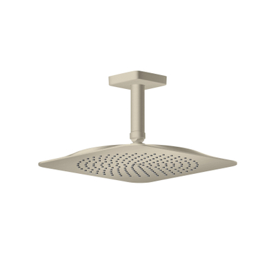 AXOR Citterio C douche de tête - 27x27cm - avec raccord plafond - brushed nickel (inox)