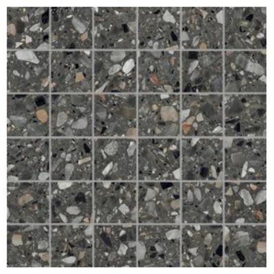 EnergieKer Medley - Carrelage Terrazzo et mural - 30x30cm - Anthracite mat