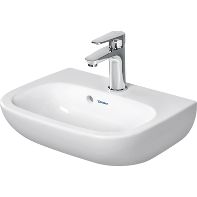 Duravit D-code Fontein - met kraangat - 45x34cm - wit