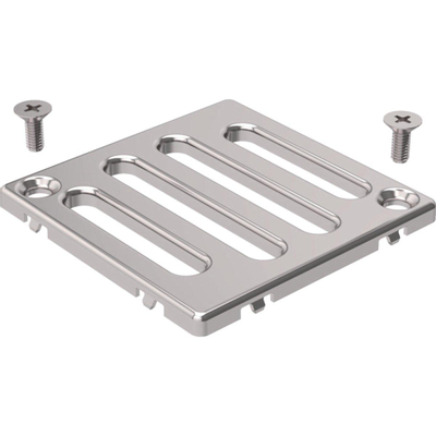 Geberit grille 8x8cm pour siphon de douche verrouillable inox