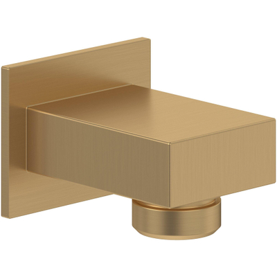 Villeroy & Boch Universal Showers WandaansluitBocht - voor wandmontage Hoekig - Brushed Gold (goud)