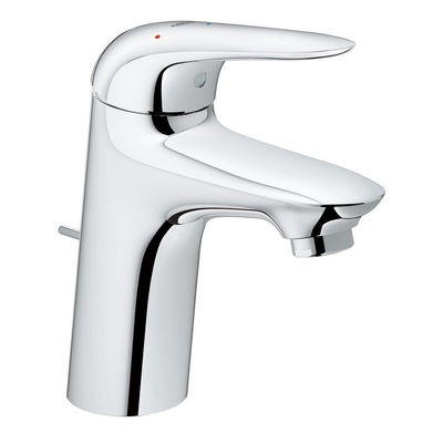 GROHE Eurostyle New robinet de lavabo à économie d'eau taille M ES avec garniture de vidage à levier plein chromé