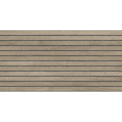 JOS. Bari bande décorative - 60x120cm - 8.2mm - rectifié - Aural noir