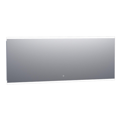 BRAUER Jasper spiegel – 180x70 cm – directe LED boven – dimbaar, touchbediening – Aluminium