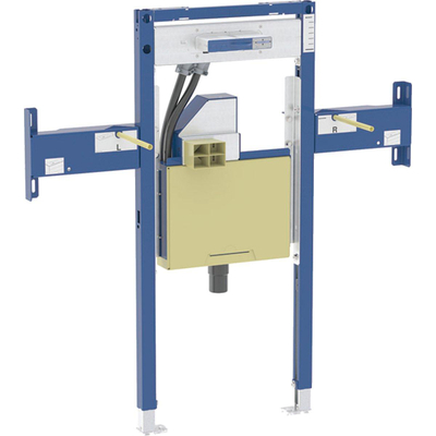 Geberit Duofix element ten behoeve van wastafel + wandkraan one - met sifon - breedte 105cm - blauw
