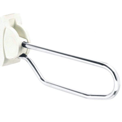 Handicare Handicare Linido barre d’appui de toilette relevable 90cm inox blanc