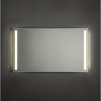sarcoom kousen klimaat Adema Squared badkamerspiegel 120x70cm met verlichting links en rechts LED  met spiegelverwarming en sensor schakelaar - NAA002-N45A-120 -  Sanitairwinkel.nl