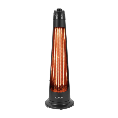 Eurom Terrasverwarming Q-Tower 1200 15m2 1200watt Zwart