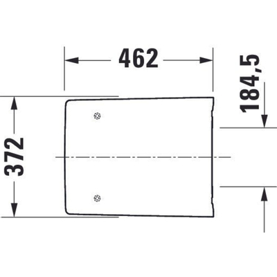 Duravit Viu WC-zitting 46.3x37.1x4.38cm met softclose met quickrelease Kunststof wit Glanzend