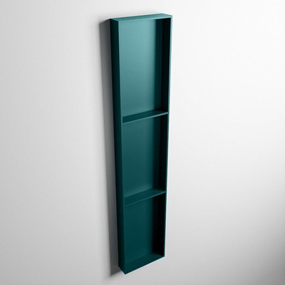 Mondiaz Easy nis 29.5x149.5x8cm voor Inbouw/opbouw 3 open vakken Solid surface Smag/Smag