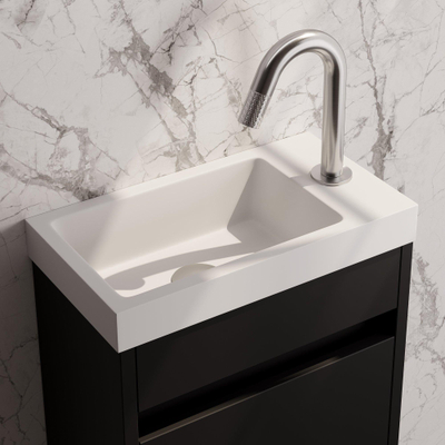 BRAUER Brushed Carving Robinet de fontaine - montage en surface - bec 12,1 cm - inox brossé