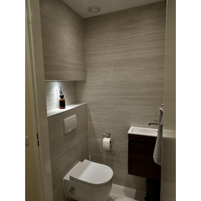 ÉCHANTILLON Terravito Dovaro Carrelage de sol et de mur - 60x120cm - rectifié - travertin - mat Beige