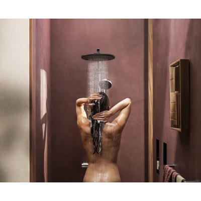 Hansgrohe Raindance alive S - showerpipe - 300 - 1jet Puro - ecosmart Ecostat Element - hoogglans chroom