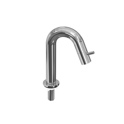 INK Robinet de lavabo - 19,5cm - sur pied - courbé - laiton Chrome