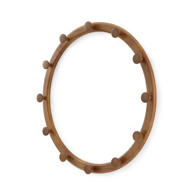 Umbra Slinka patères pour serviettes 30x5x4cm avec 12 crochets set de 4 Frêne Noyer clair