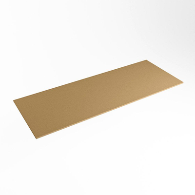 Mondiaz TOP 23 Plan sous vasque - 110x23.5x0.9cm - compatible comme plan de meuble - solid surface - Oro