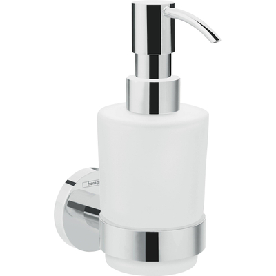 Hansgrohe Logis Universal distributeur de savon verre dépoli 200ml modèle mural chrome