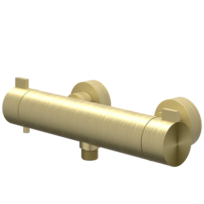 IVY Tribe Mitigeur de douche thermostatique - apparent - cooltouch - Acier inoxydable 316 - or mat brossé PVD