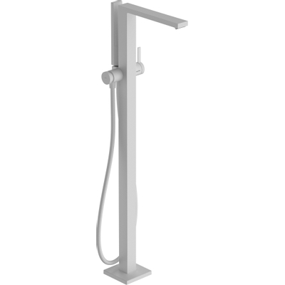 Hansgrohe Tecturis E Eengreeps badmengkraan vloermontage - vrijstaand - mat wit