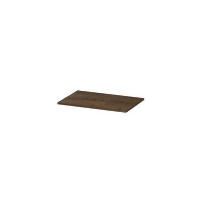INK Topdeck Wastafelblad - 70x45x2cm - tbv onderkast - MDF - Fineer Chocolate