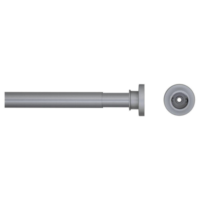 Sealskin Seallux Barre de douche à coincer diamètre 28mm ajustable de 80cm à 130cm aluminium mat
