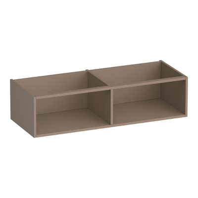 BRAUER Flourish zijkast - 119x30x45.5cm - met 2 opbergvakken mat mokka