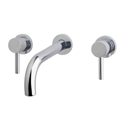 Wiesbaden Caral Mélangeur lavabo encastrable saillie 20cm sans partie encastrable chrome