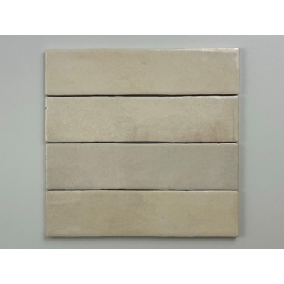 ÉCHANTILLON Terravito Mellina Carrelage mural en céramique - 6x24,6cm - 8mm - Beige