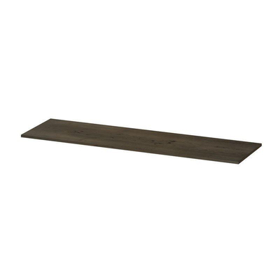INK Wastafelblad - 160x45x2cm - tbv onderkast - MDF Fineer Charcoal