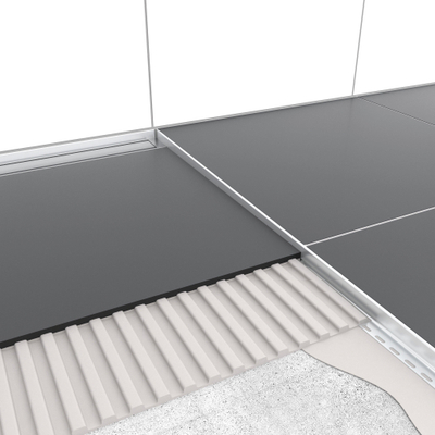 Easy drain Slim afschotprofiel links/rechts hoogte 8 tot 32mm rvs TWEEDEKANS