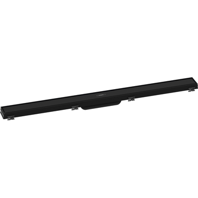 Hansgrohe RainDrain Match Douchegoot - 90cm - hoogte verstelbaar frame - mat zwart