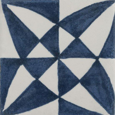 Ceralto Ricordo Marmo Vloertegel - 15x15cm - 10mm - glans - BLU