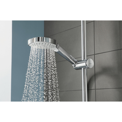 Hansgrohe Croma Select E Multi ensemble barre de douche coulissante avec douchette Croma Select E Multi 65cm avec flexible de douche Isiflex`B 160cm blanc/chrome