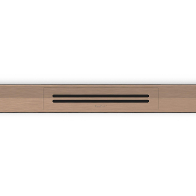 Easy drain R-line Clean Color caniveau de douche 90cm brossé or rouge