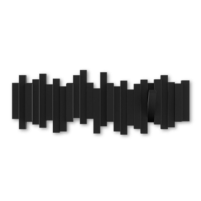 Umbra Sticks patère 49x18x3cm Matière synthétique Noir