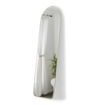 Umbra Hubba Spiegel 158x51x4cm staand/hangend Toog goud SHOWROOMMODEL