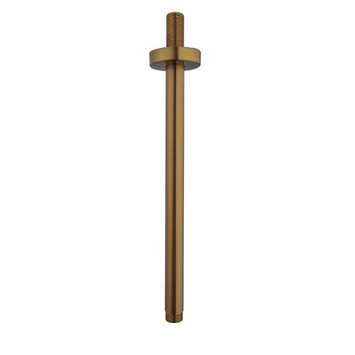 Wiesbaden Unimatch Douchearm - met plafondbevestiging - 30cm - PVD - geborsteld brons koper