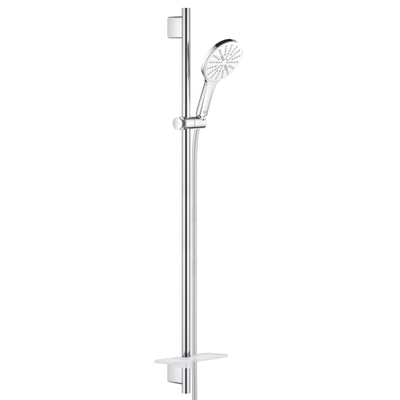 GROHE rainshower ensemble de douche avec douchette 9,5l/m , barre 90 cm et porte savon moon white