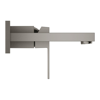 GROHE Eurocube élément de finition pour robinet mural encastré avec bec 17,2 cm graphite brossé hard