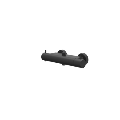 IVY Bond opbouw regendoucheset – Ø30 cm slim hoofddouche – ronde handdouche – glijstang – zwart mat