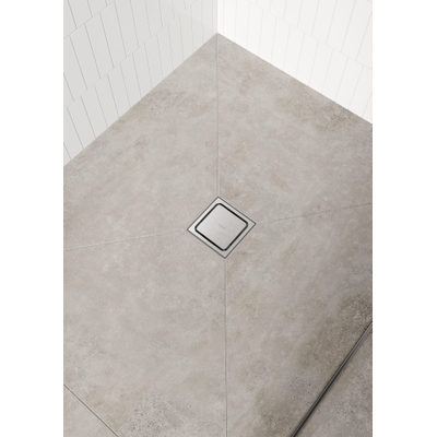 Hansgrohe RainDrain Spot Doucheput - 15x15cm - brushed stainless steel