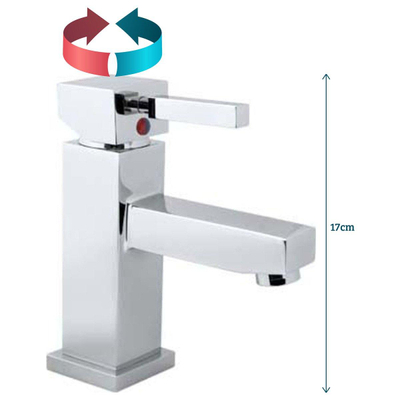 Plieger Raya robinet de lavabo avec vidage chromé