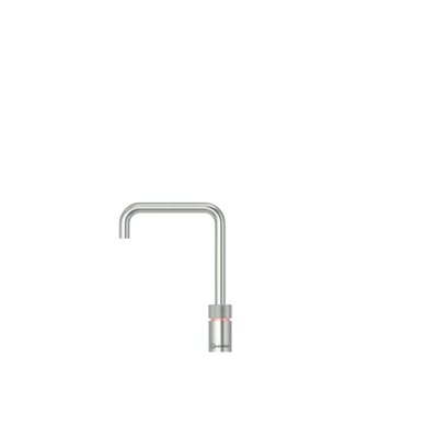 Quooker Nordic Square kokendwaterkraan - draaibare uitloop - Combi+ incl. Cube reservoir - Warm / kokend / bruisend / gefilterd water - RVS