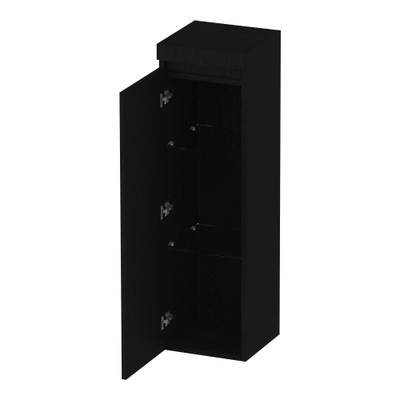 BRAUER Joy armoire de salle de bains - 120x35x35cm - 1 porte - sans poignée - ouverture à gauche - Timber Black