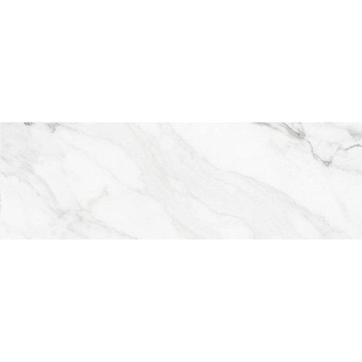 ÉCHANTILLON Ceralto Imperio Vein Carreau mural 32x100cm 9.7mm rectifié biscuit blanc Blanc