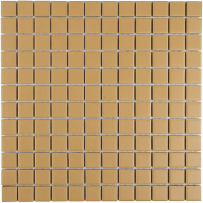 The Mosaic Factory Patterns mozaïektegel - 30x30cm - 6mm - vierkant - R11 - mat tuscany gold (goud)