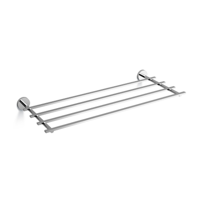 Clou Flat handdoekrek 60cm dubbel Chroom